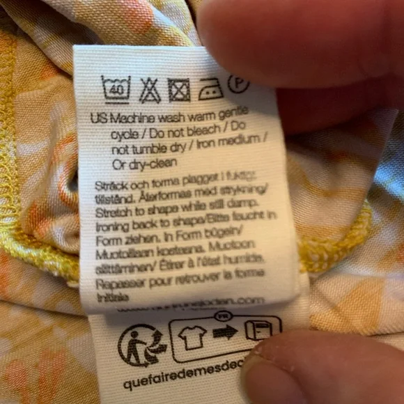 Floral Yellow Dress - Picture 5 of 7